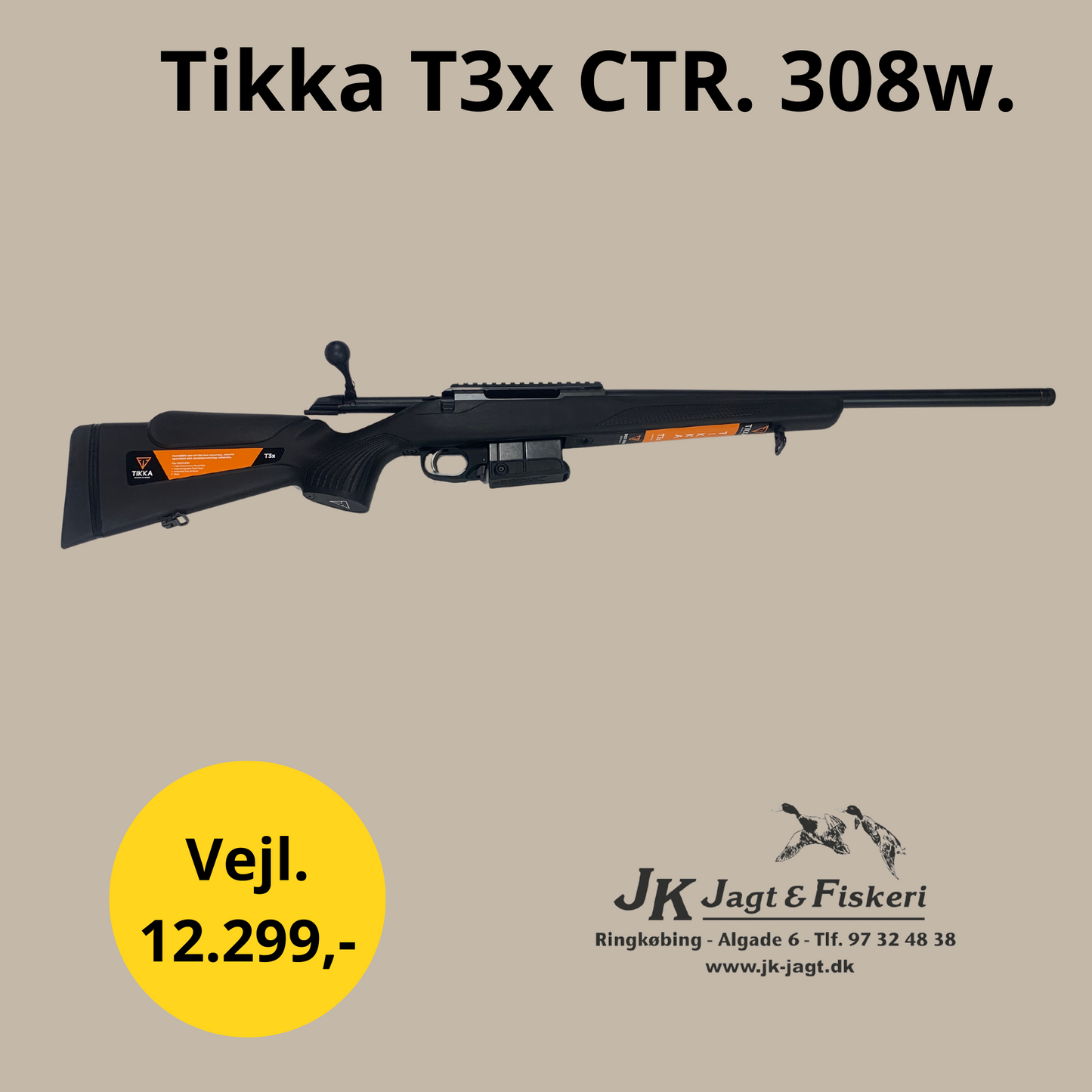 Tikka T3x CTR. 308w.