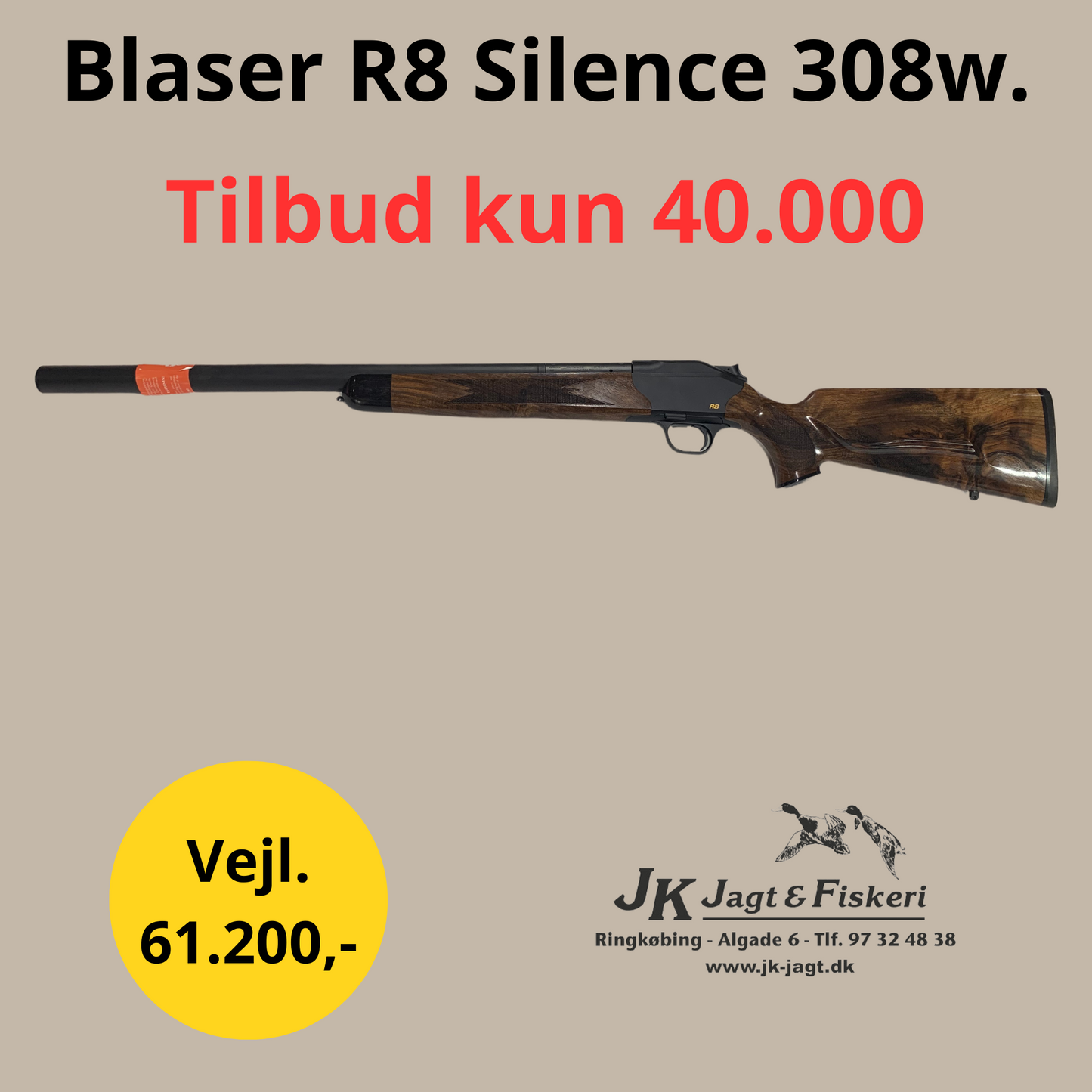 Blaser R8 Silence 308w.