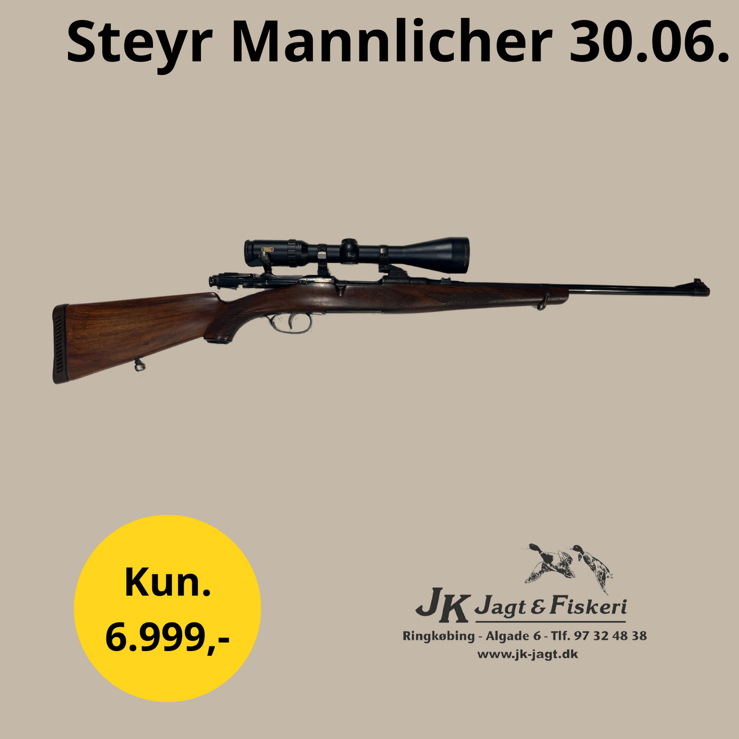 Steyr Mannlicher 30.06 Brugt