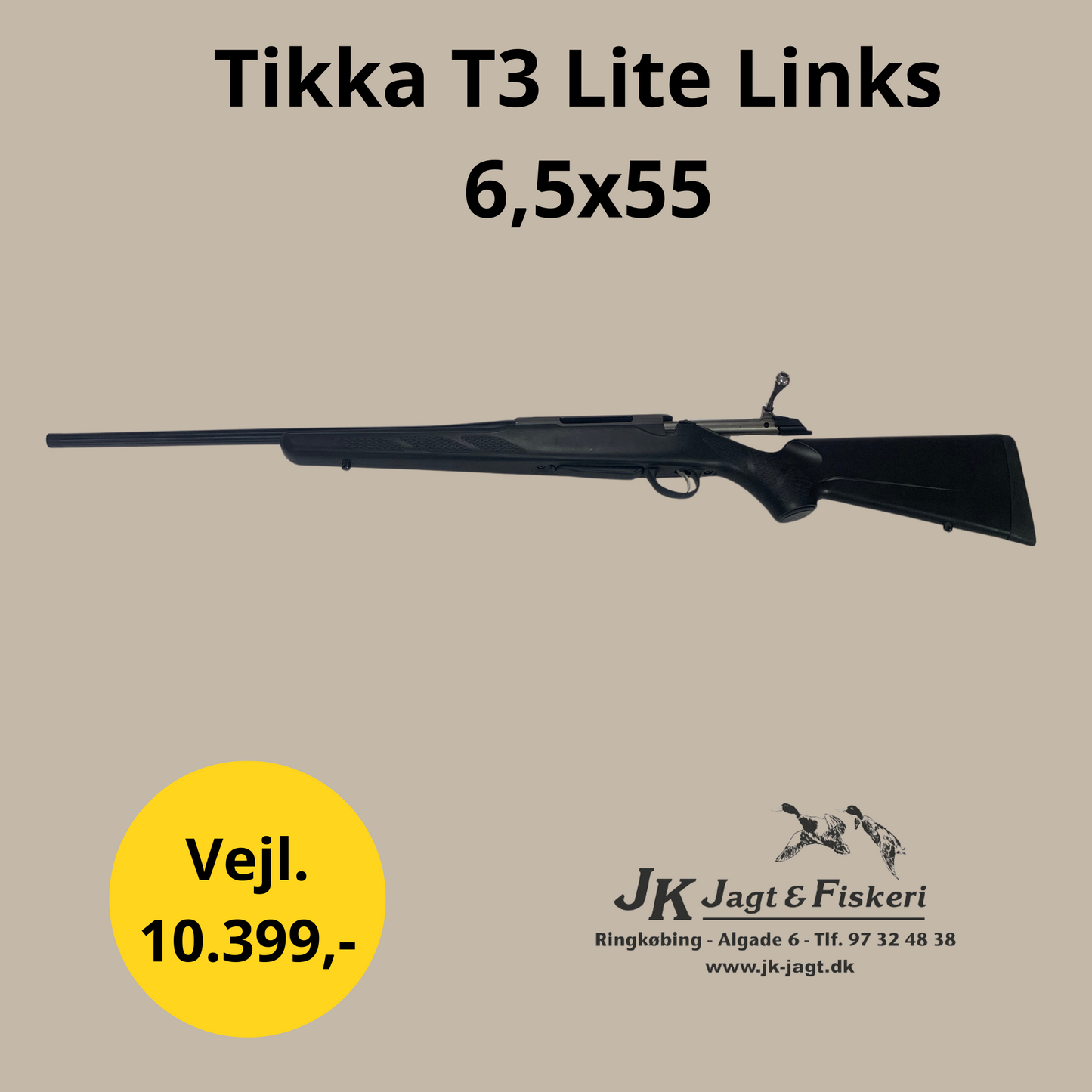 Tikka T3 Lite Links 6,5x55