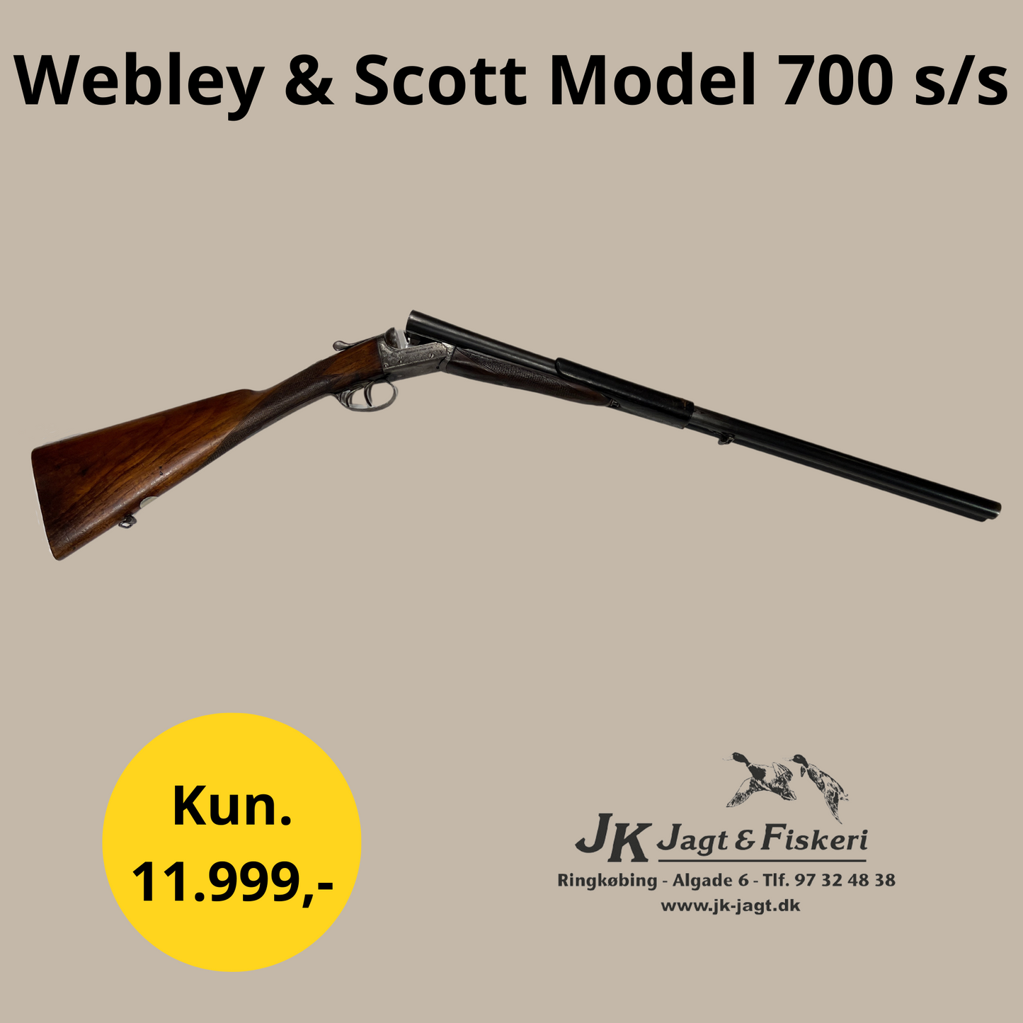Webley & Scott Model 700 s/s Brugt